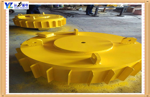 鋁線圈干式圓盤式電磁除鐵器 鋁線圈干式圓盤式電磁除鐵器