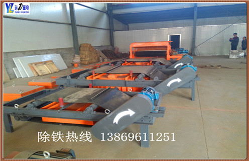 皮帶輸送機(jī)上的除鐵器主要如何應(yīng)用 皮帶輸送機(jī)上的除鐵器主要如何應(yīng)用
