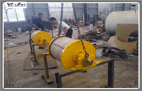 強磁除鐵器，滾筒式強磁除鐵器