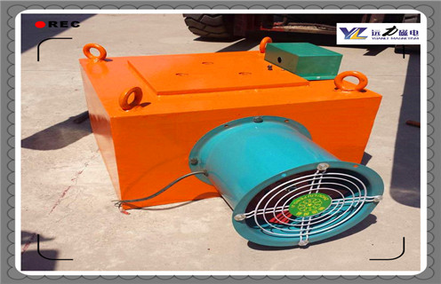 電磁除鐵器，黑龍江風(fēng)冷自卸式電磁除鐵器_選型_黑龍江風(fēng)冷自卸式電磁除鐵器工作原理_價(jià)格