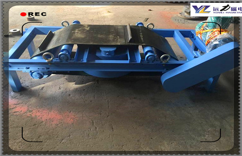 自卸式電磁除鐵器，安徽自卸式電磁除鐵器RCY_安徽自卸式電磁除鐵器RCY廠家配件_型號(hào)及工作視頻