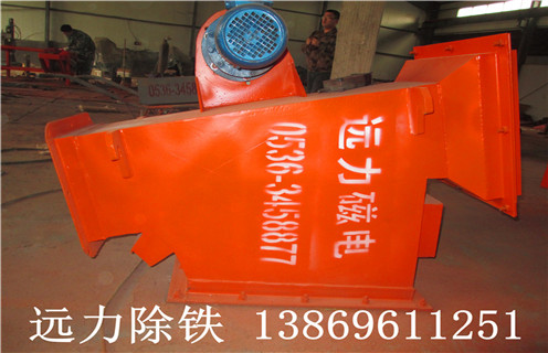 管道式永磁除鐵器，吉林管道式永磁除鐵器_遠(yuǎn)力吉林管道式永磁除鐵器12000高斯_可定制工作原理_安裝示意圖