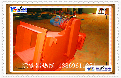 管道式粉料永磁除鐵器，廣東管道式粉料永磁除鐵器價格_遠(yuǎn)力廣東管道式粉料永磁除鐵器12000高斯_可定制工作原理_安裝示意圖