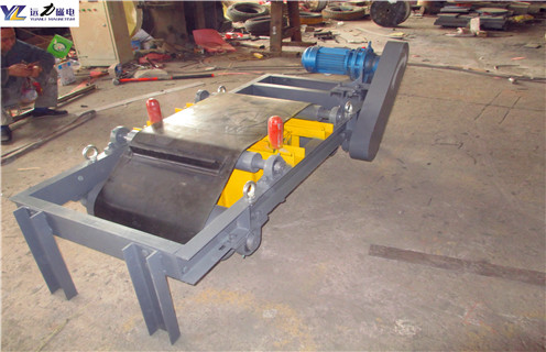 電磁自卸式除鐵器，湖北電磁自卸式除鐵器_湖北電磁自卸式除鐵器廠家配件_型號(hào)及工作視頻