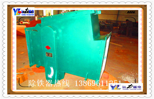 管道除鐵器，陜西抽屜式管道除鐵器_陜西抽屜式管道除鐵器廠家應(yīng)用安裝示意圖型12000高斯_可定制工作原理