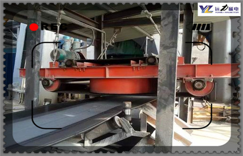 電磁自卸除鐵器，福建電磁自卸油冷除鐵器定做_福建電磁自卸油冷除鐵器定做廠家配件_型號及工作視頻  