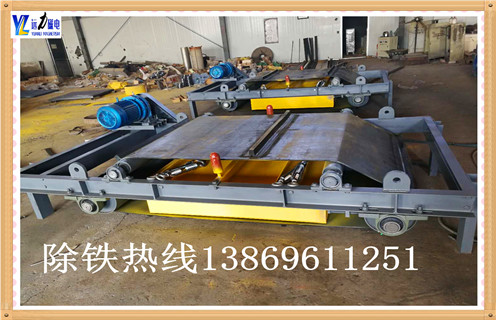 帶式除鐵器，遼寧帶式除鐵器布置_強(qiáng)磁遼寧帶式除鐵器布置工作原理構(gòu)造選型_廠家 