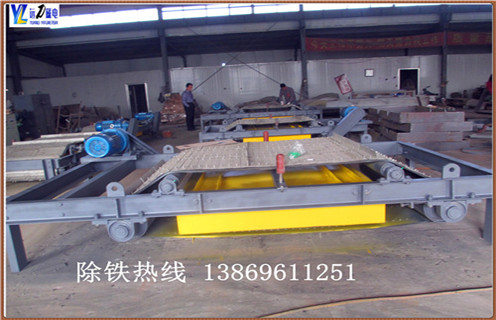 自卸帶式永磁除鐵器，云南自卸帶式永磁除鐵器_技術(shù)參數(shù)_云南自卸帶式永磁除鐵器磁塊安裝方式_如何換帶 