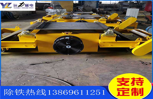 懸掛式電磁除鐵器，山西風冷懸掛式電磁除鐵器_工作原理_山西風冷懸掛式電磁除鐵器價格使用特點_選型_價格