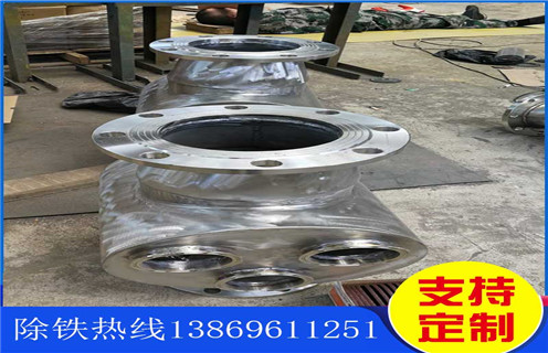 漿料管道除鐵器，浙江鋰電池漿料管道除鐵器_遠力浙江鋰電池漿料管道除鐵器用途現(xiàn)貨參數(shù)表可定制工作原理_安裝示意圖 